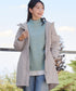 【安田美沙子さん着用】ウォーマル中綿フーデッドコート